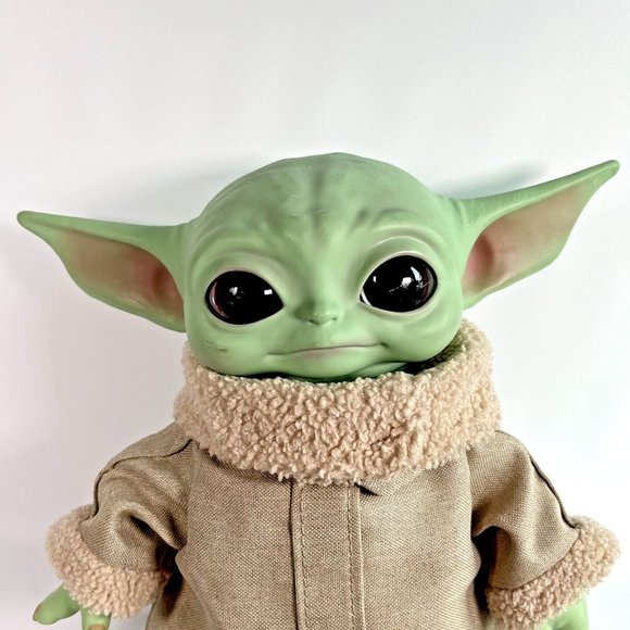 Baby Yoda #1 Grogu The Child Star Wars Mandalorian Doll Beanbag Bottom 11" Plush - Picture 2 of 16
